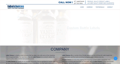 Desktop Screenshot of labelchoices.com